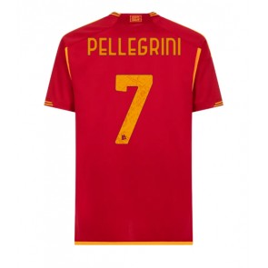 AS Roma Lorenzo Pellegrini #7 Hemmatröja 2023-24 Kortärmad